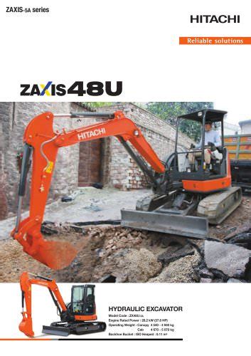 hitachi zx48u catalog